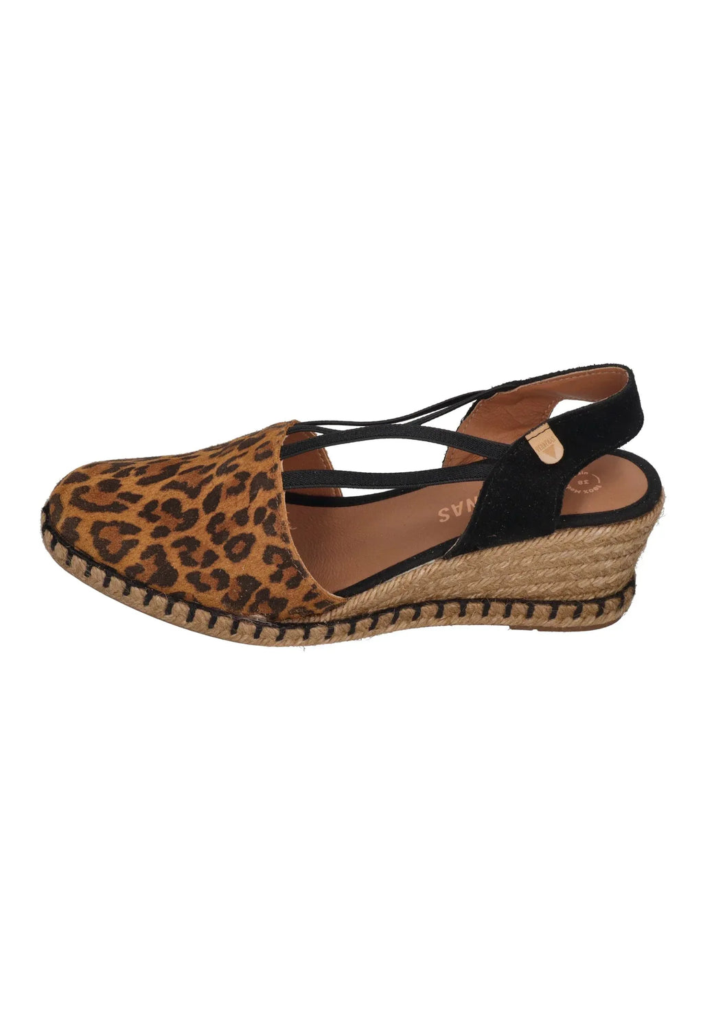VERBENAS Damen Sandalette MAIKA leo serraje bronze negro