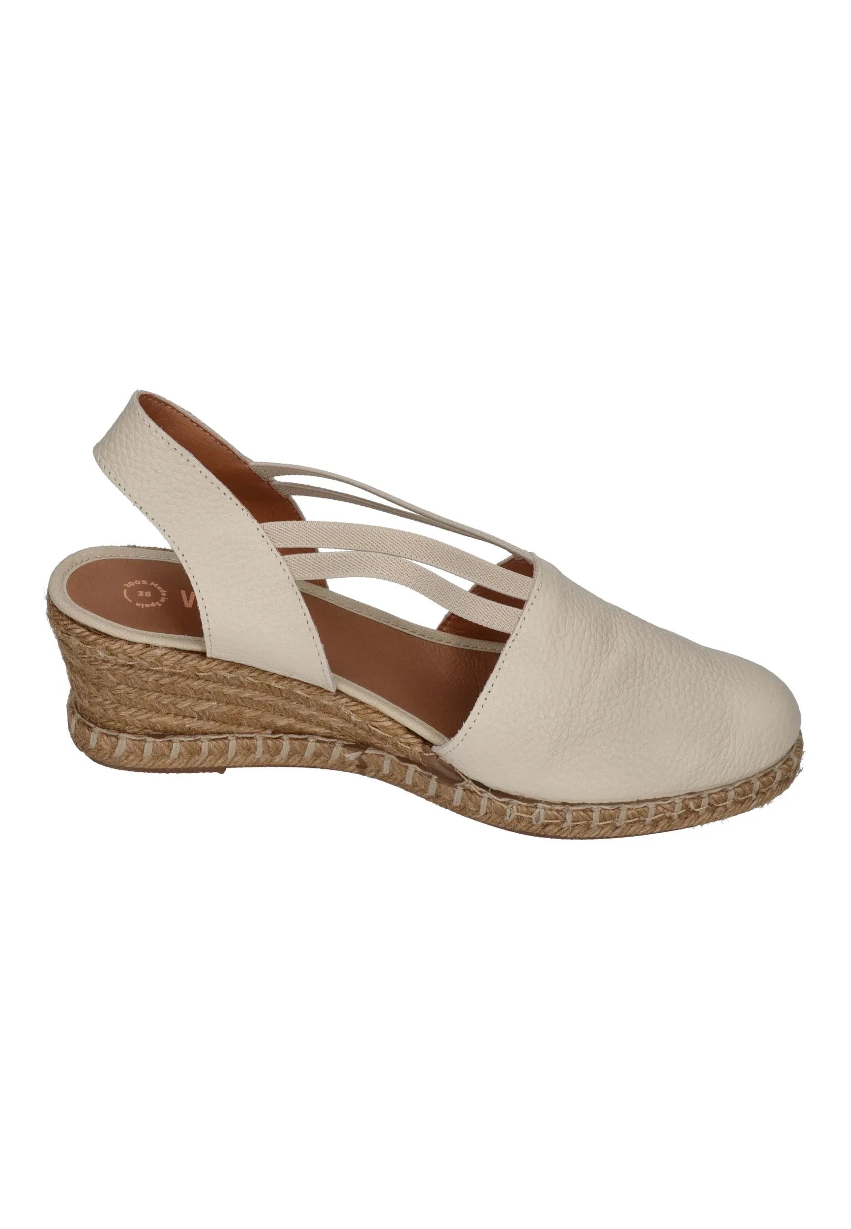 VERBENAS Damen Sandalette MAIKA serraje tan crudo