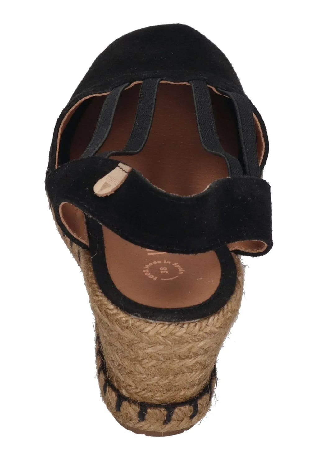 VERBENAS Damen Sandalette MAIKA serraje tan negro