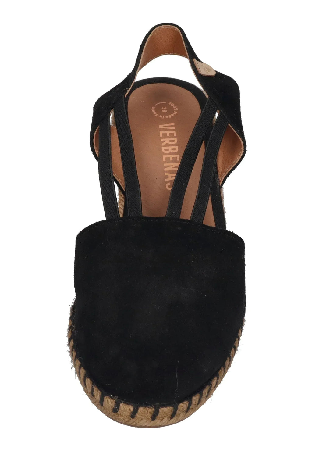 VERBENAS Damen Sandalette MAIKA serraje tan negro