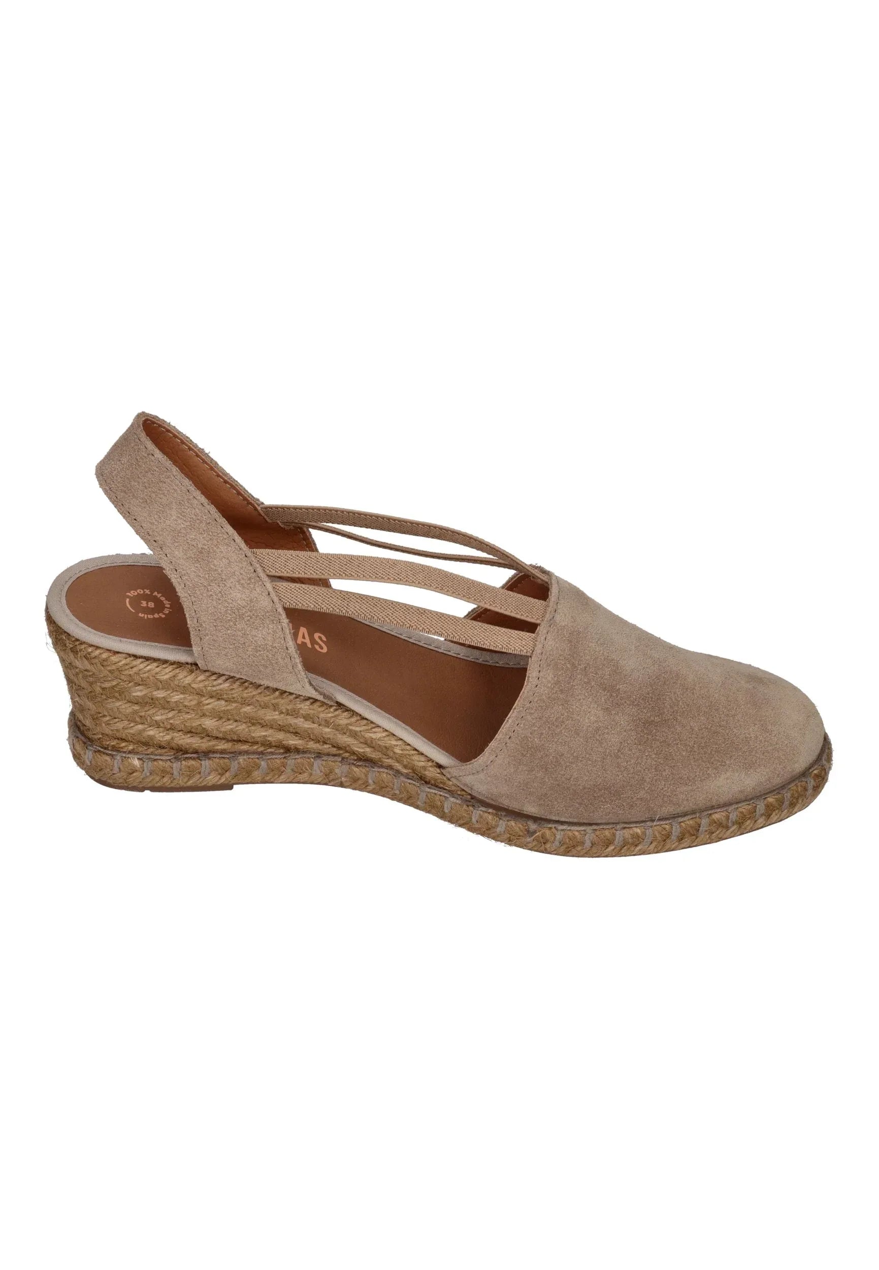 VERBENAS Damen Sandalette MAIKA serraje tan piedra