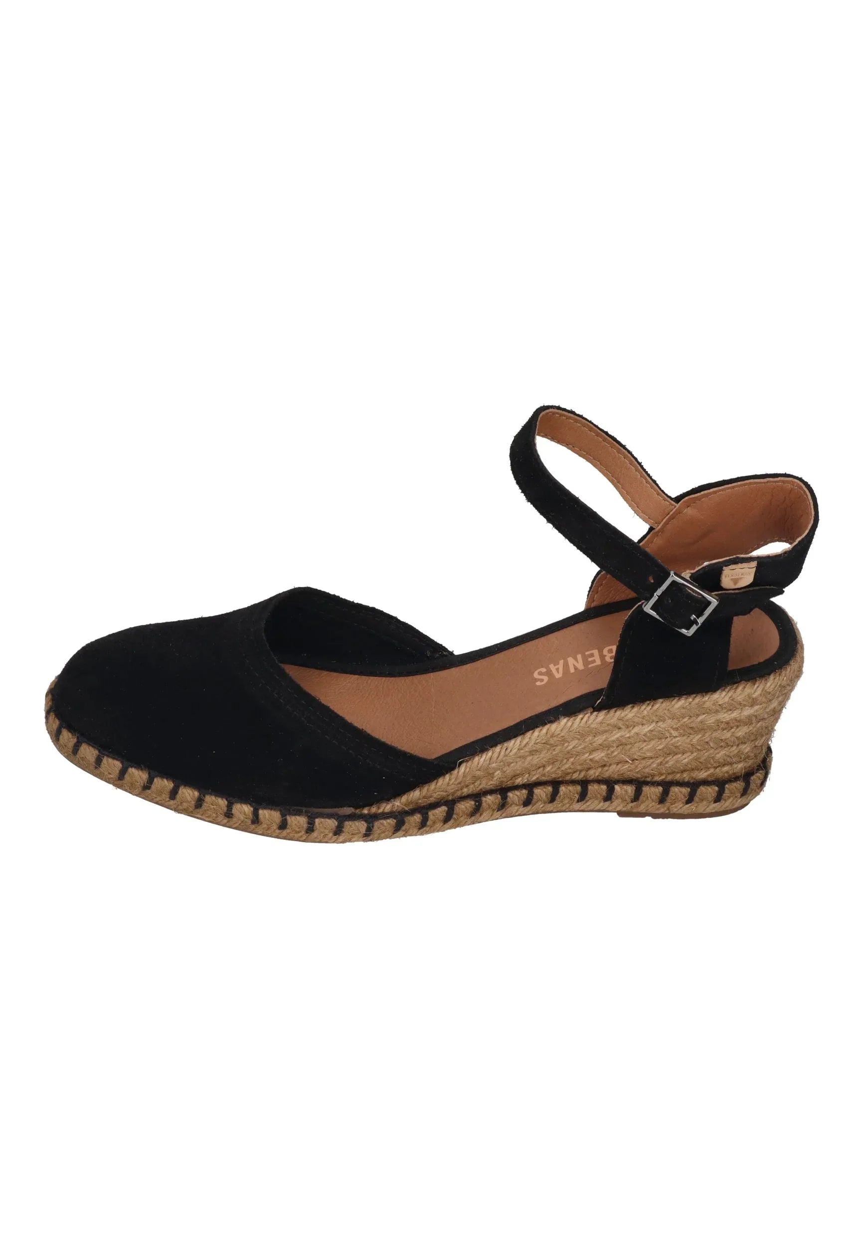 VERBENAS Damen Sandalette MALENA serraje tan negro