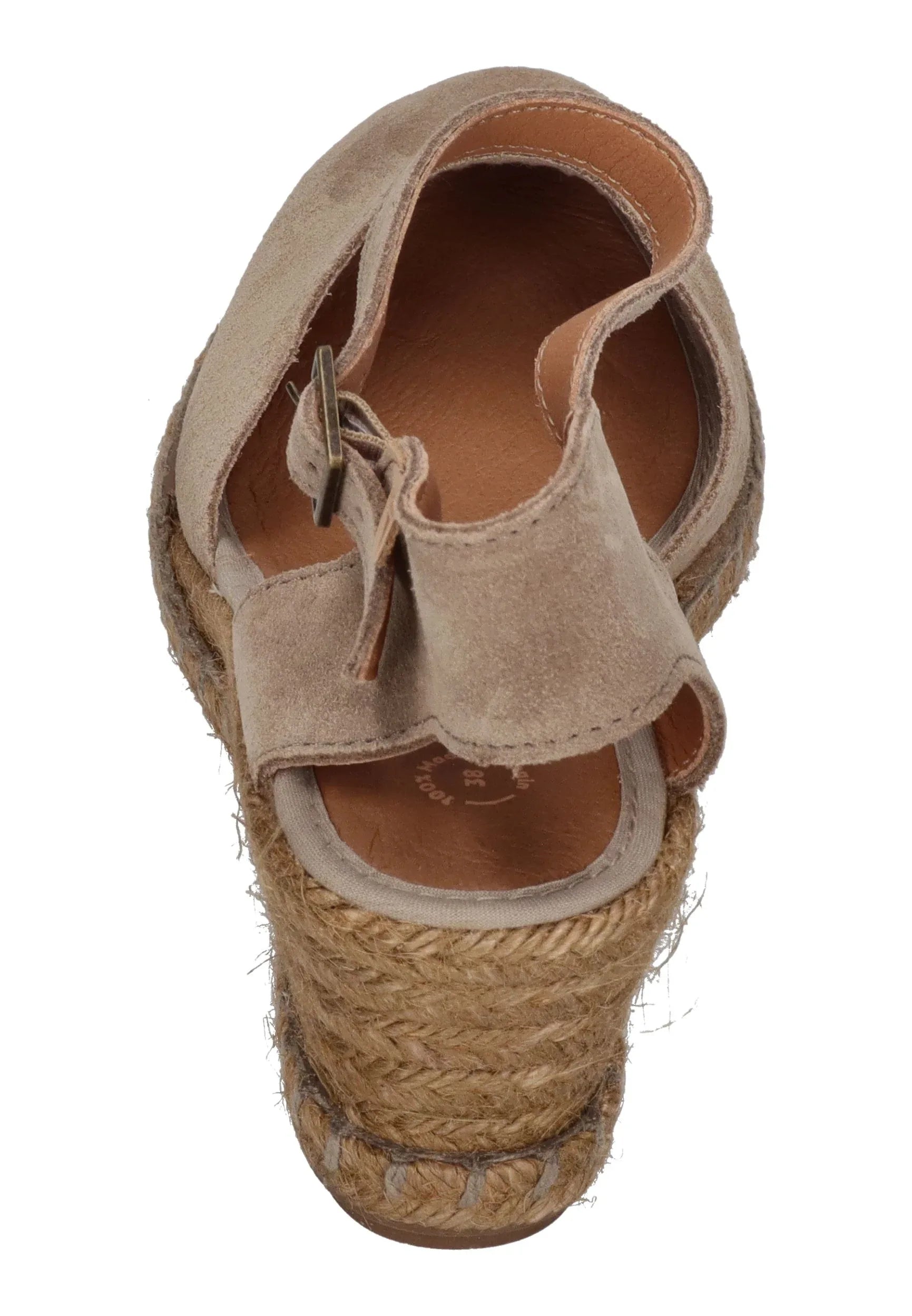 VERBENAS Damen Sandalette MALENA serraje tan piedra