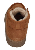 VERBENAS Damen Schnürschuhe Booties BRITTEN FUR SERRAJE moccha