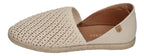 VERBENAS Damenschuhe Espadrilles CARMEN Ganchillo Canvas - crudo