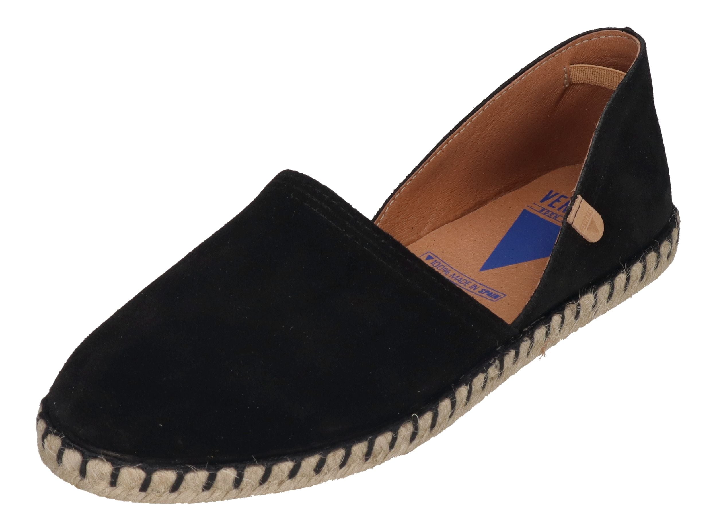 VERBENAS Damen Espadrilles CARMEN serraje negro