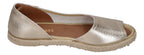 VERBENAS Damenschuhe Espadrilles CRUZ nucleo metal oro