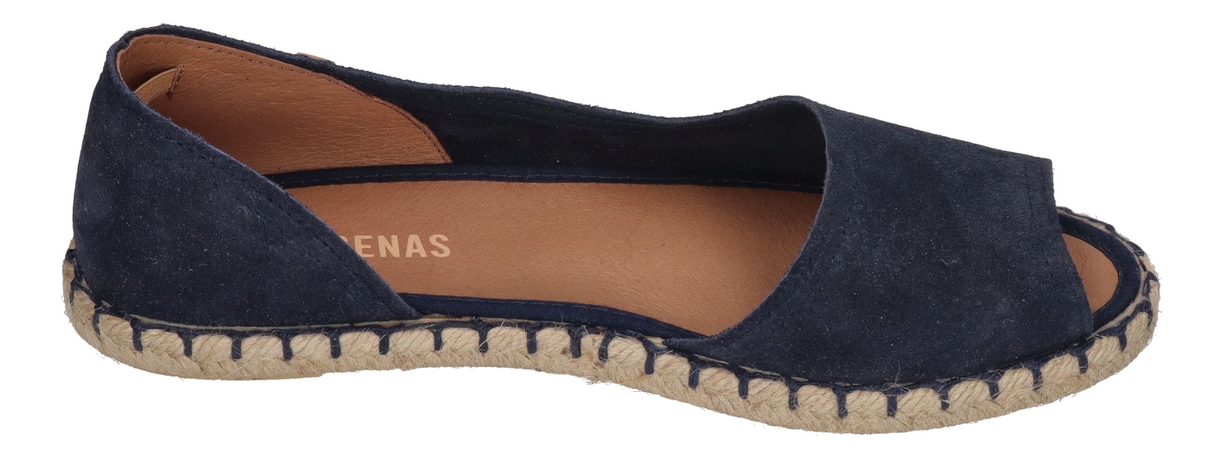VERBENAS Damen Espadrilles CRUZ serraje marino