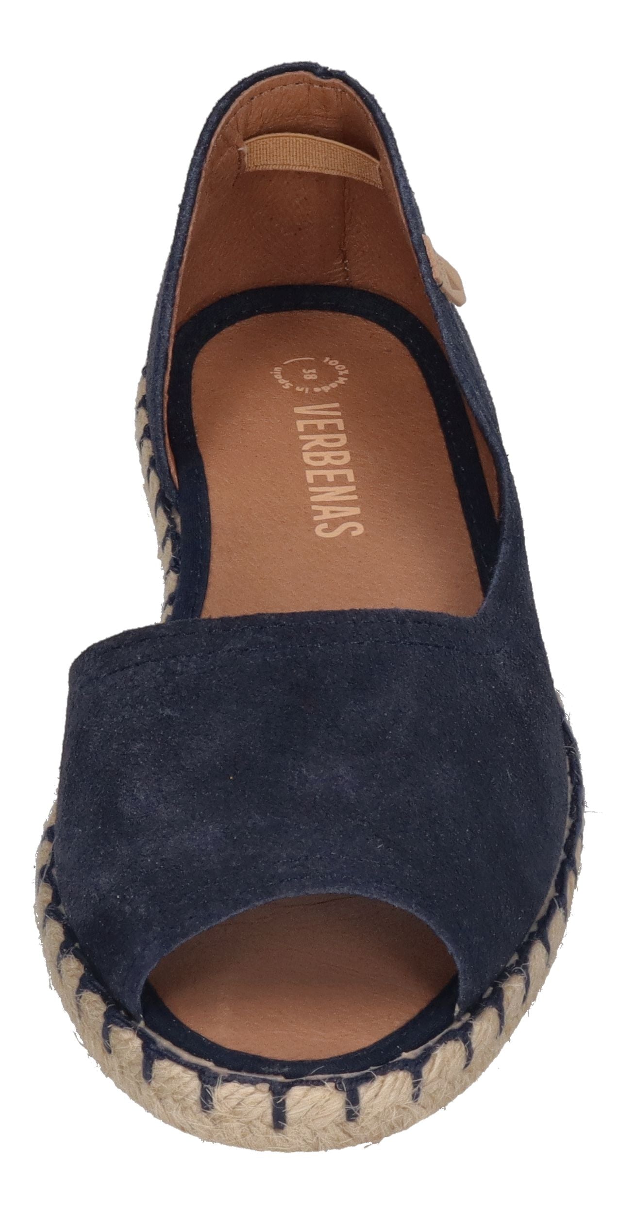 VERBENAS Damen Espadrilles CRUZ serraje marino