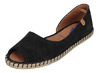 VERBENAS Damen Espadrilles CRUZ serraje - negro