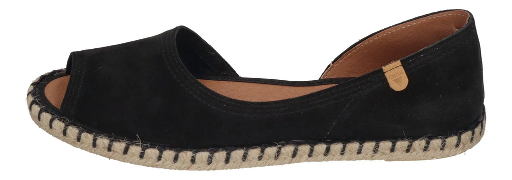VERBENAS Damen Espadrilles CRUZ serraje - negro