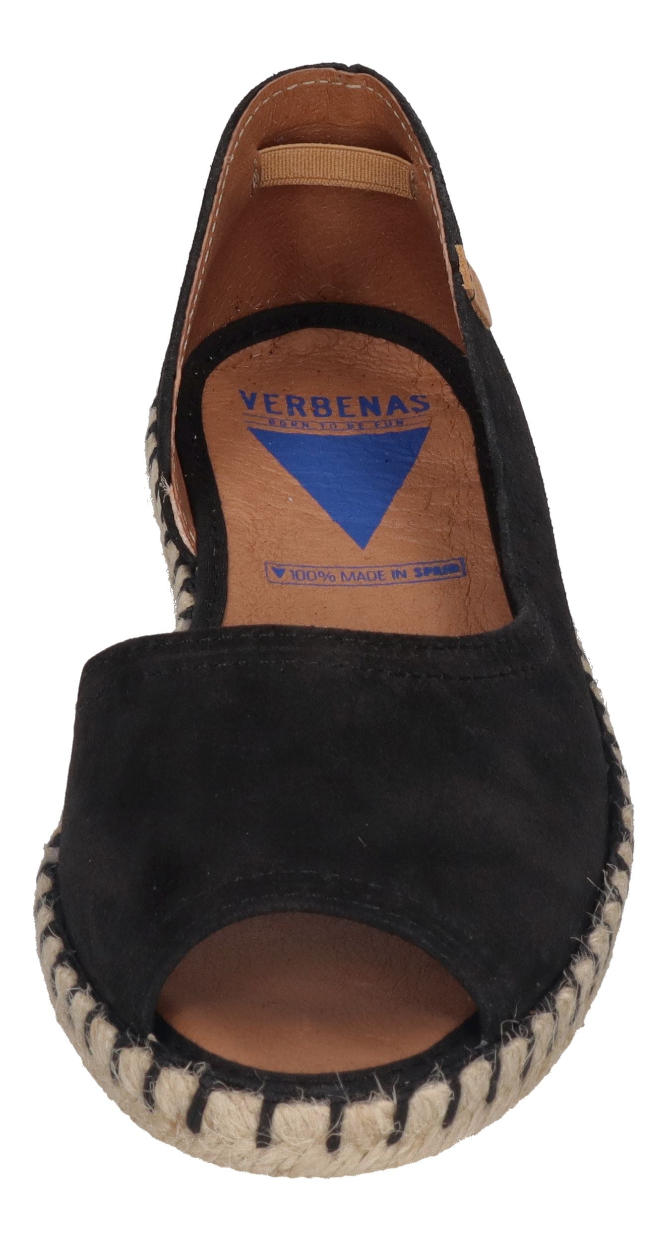 VERBENAS Damen Espadrilles CRUZ serraje - negro