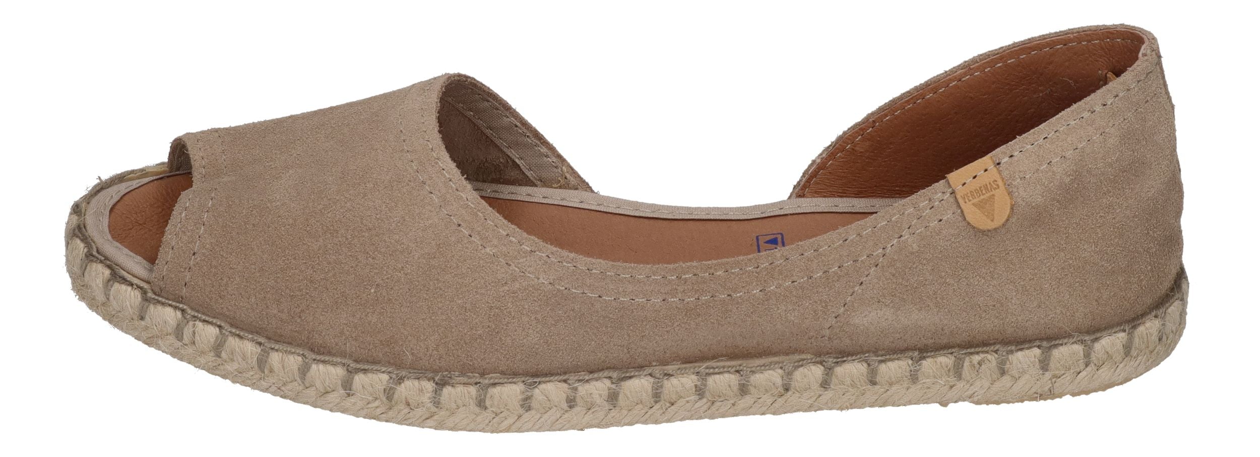 VERBENAS Damen Espadrilles CRUZ serraje piedra