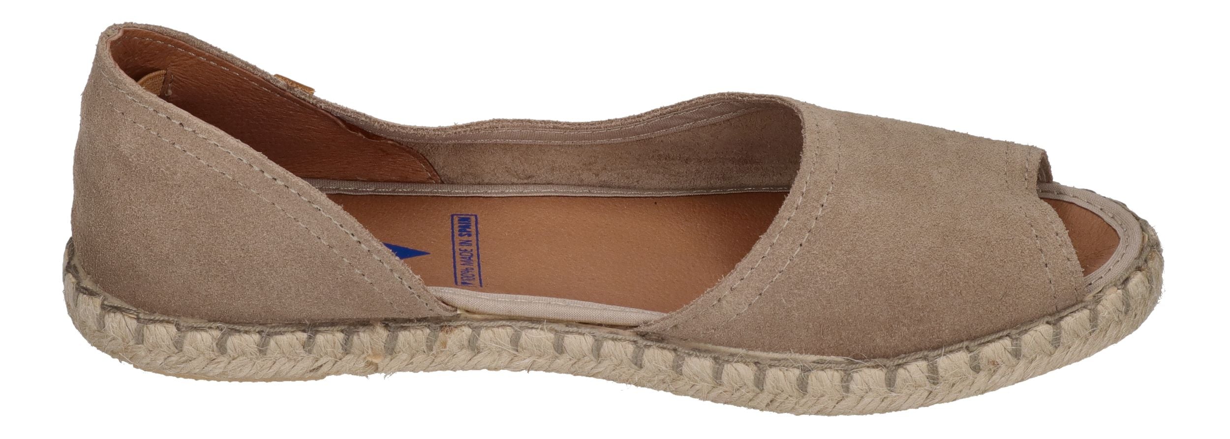 VERBENAS Damen Espadrilles CRUZ serraje piedra