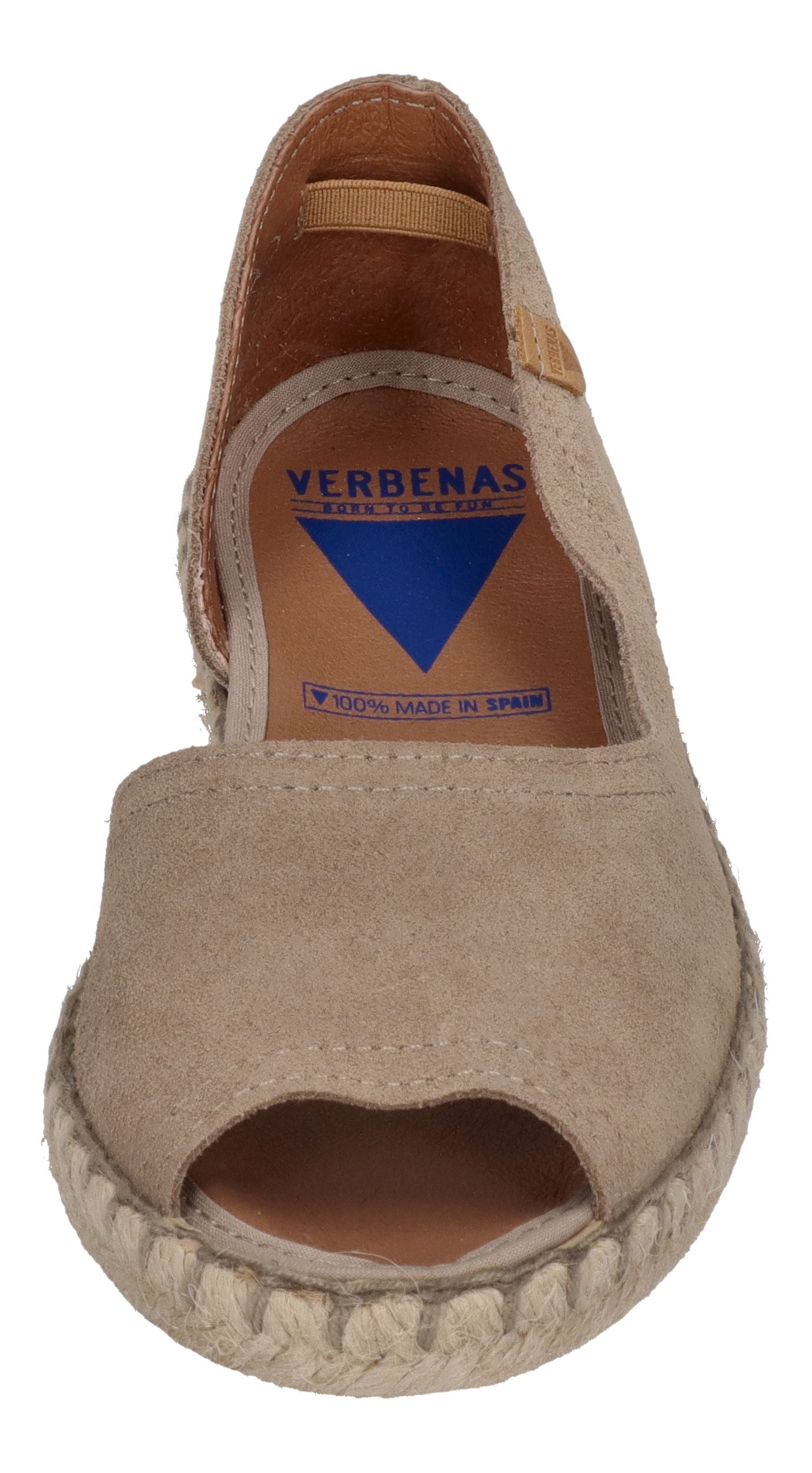 VERBENAS Damen Espadrilles CRUZ serraje piedra