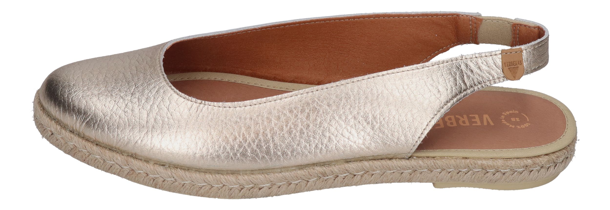 VERBENAS Damenschuhe Espadrilles KIARA nucleo metal - oro