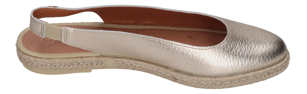 VERBENAS Damenschuhe Espadrilles KIARA nucleo metal - oro