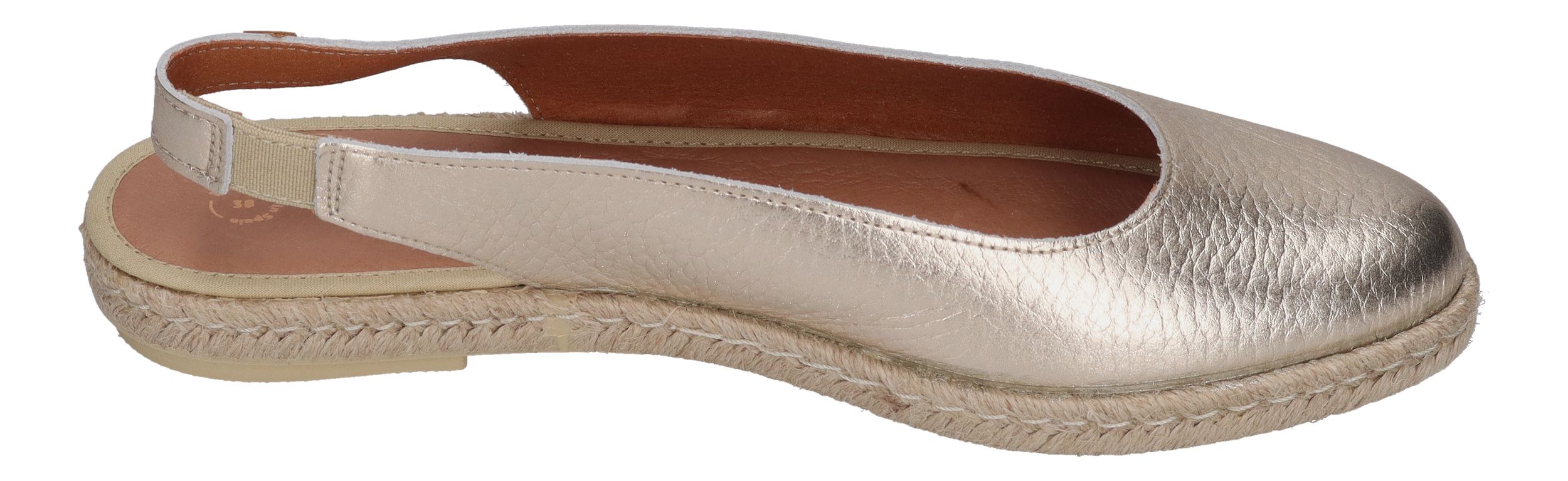 VERBENAS Damenschuhe Espadrilles KIARA nucleo metal - oro