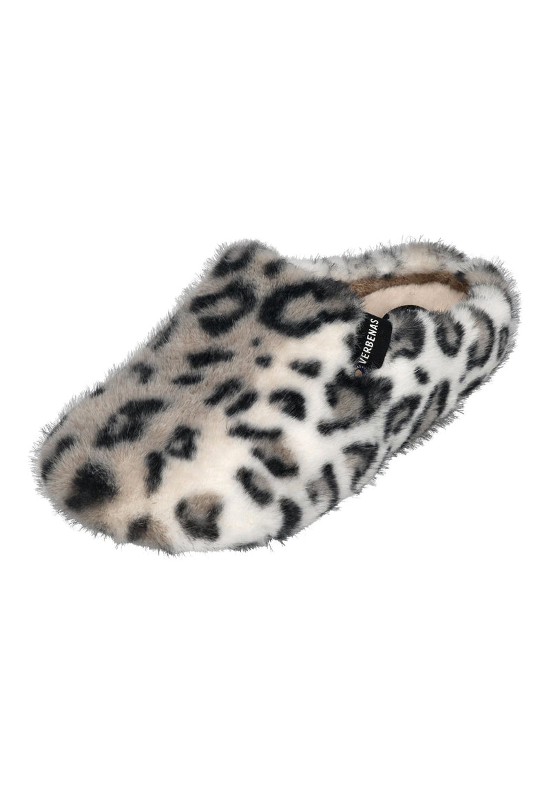VERBENAS Damenschuhe Hausschuhe - YORK FUR LEO piedra