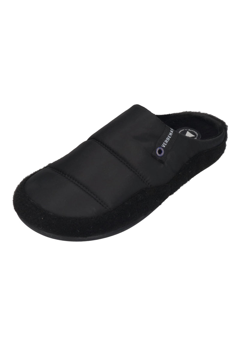 VERBENAS Herren Hausschuhe EARTH ACOLCHADO PICOS negro