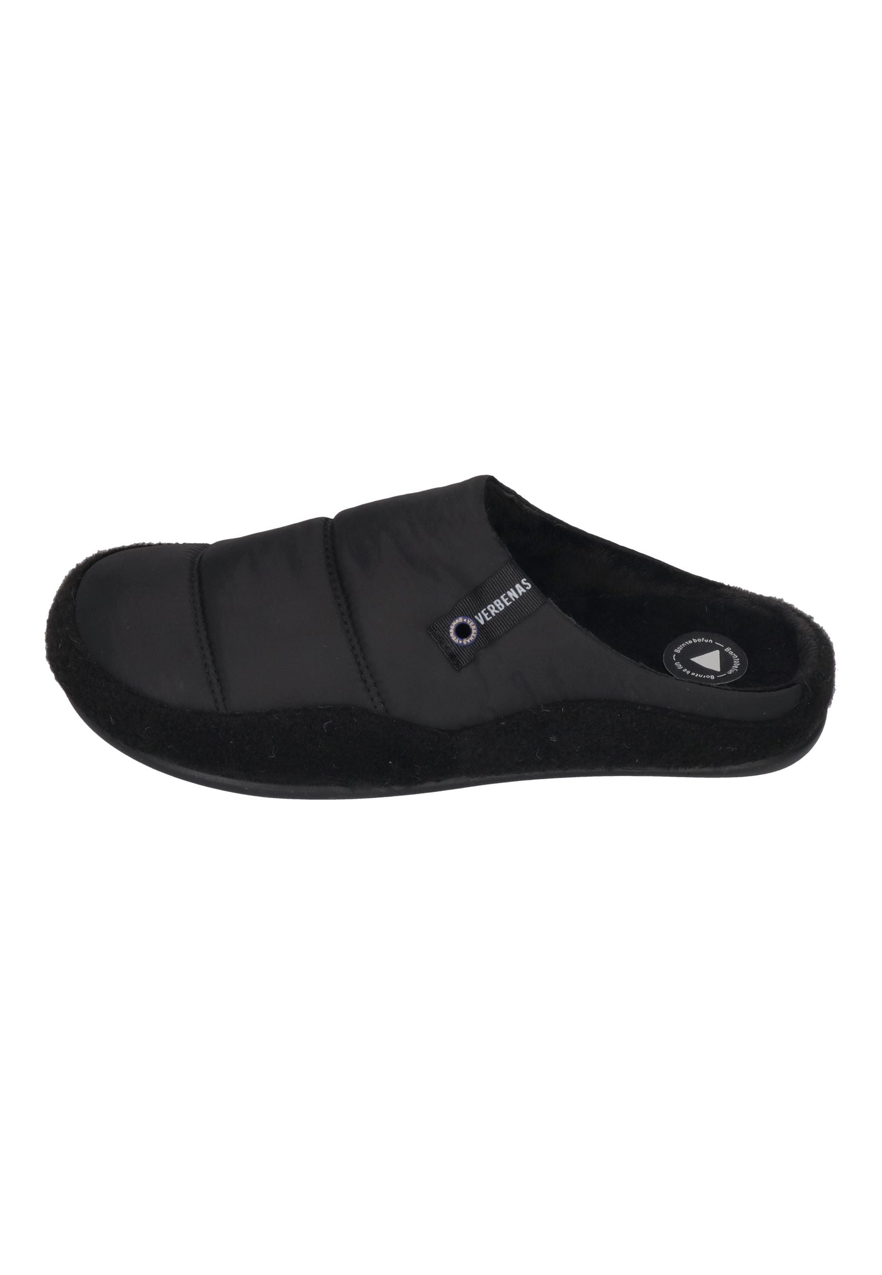 VERBENAS Herren Hausschuhe EARTH ACOLCHADO PICOS negro