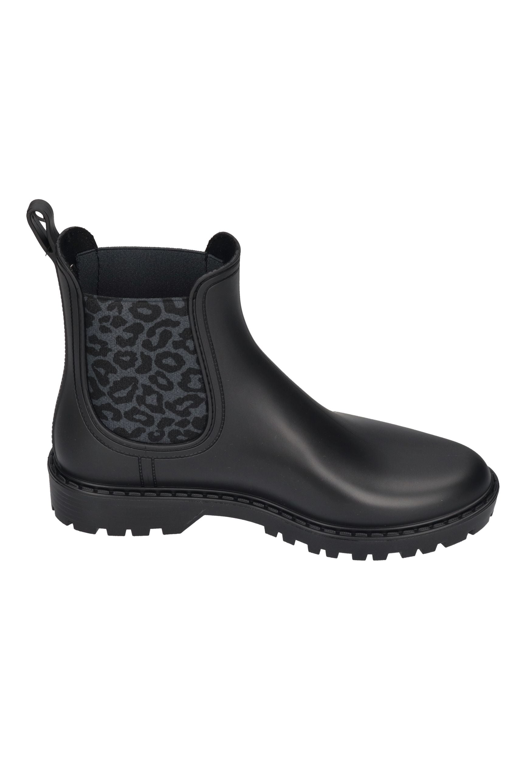 VERBENAS Damen Gummistiefel GAUDI MATE ANIMAL negro leo negro