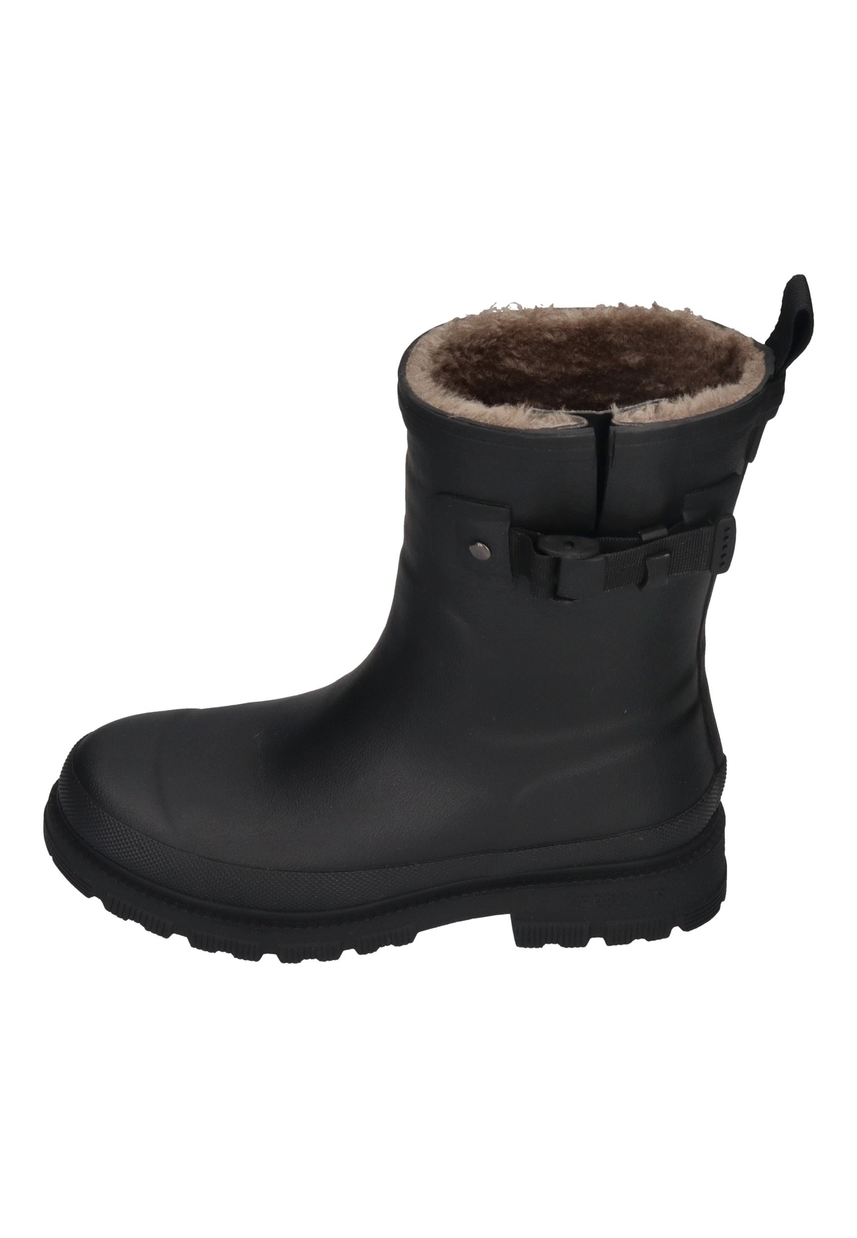 VERBENAS Damen Gummistiefel - LINA MATE COMBI FUR - black