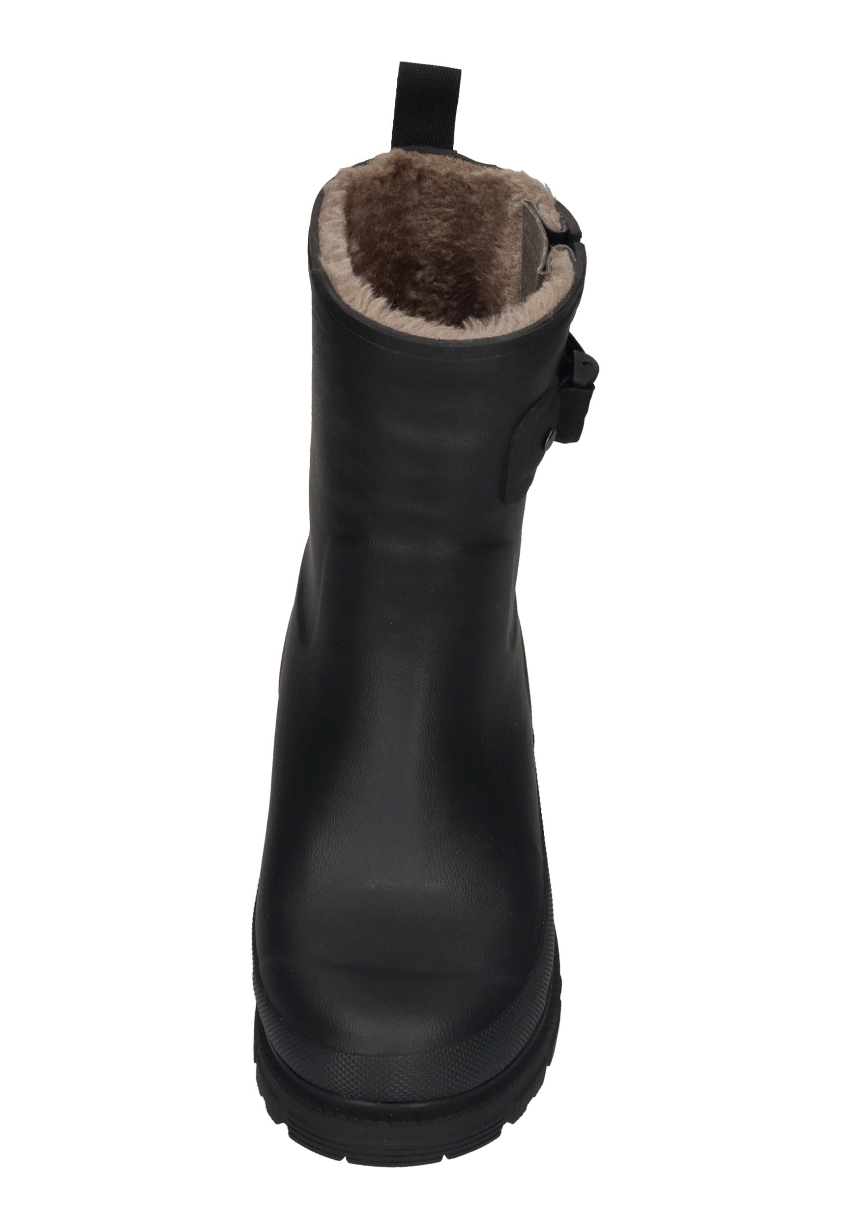 VERBENAS Damen Gummistiefel - LINA MATE COMBI FUR - black