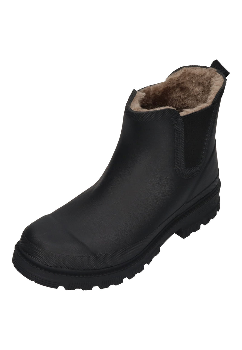 VERBENAS Damen Gummistiefel - LUA MATE COMBI FUR - black