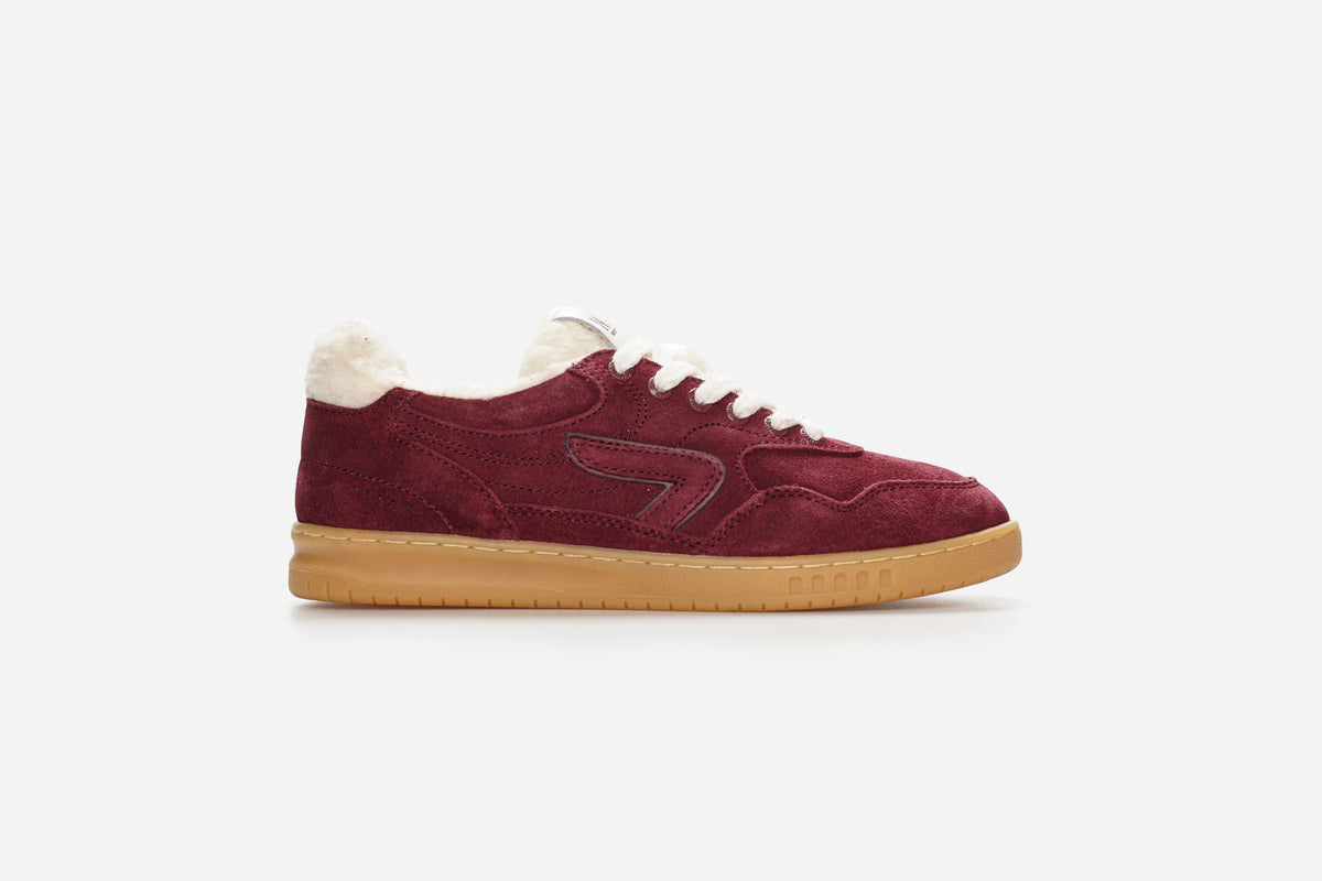 HUB FOOTWEAR Damen Sneakers VANCOUVER wool dark burgundy