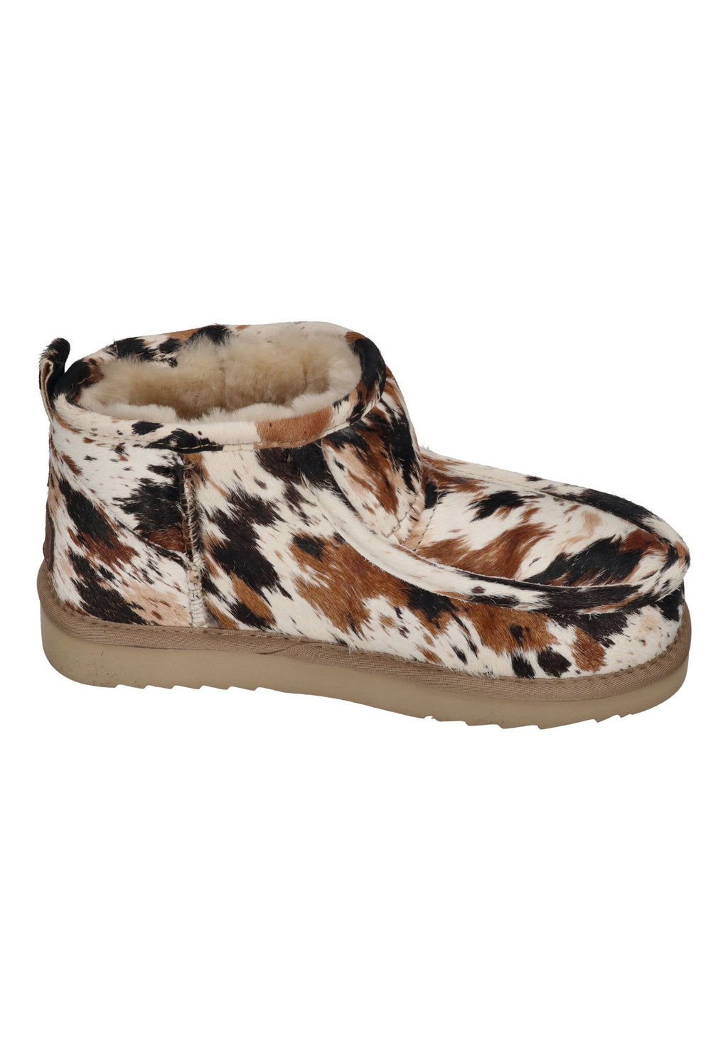 WARMBAT Damen Booties BARUNGA PRINT cow black