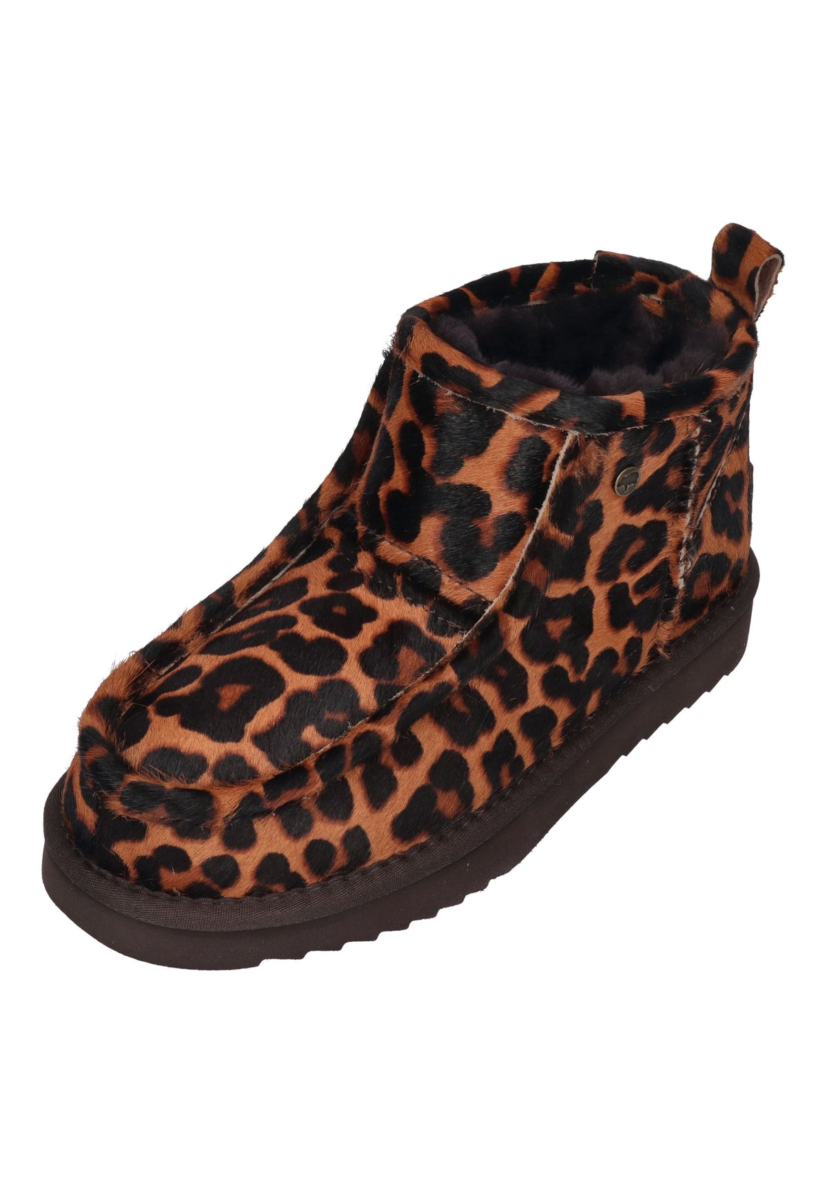 WARMBAT Damen Booties BARUNGA PRINT panther cognac