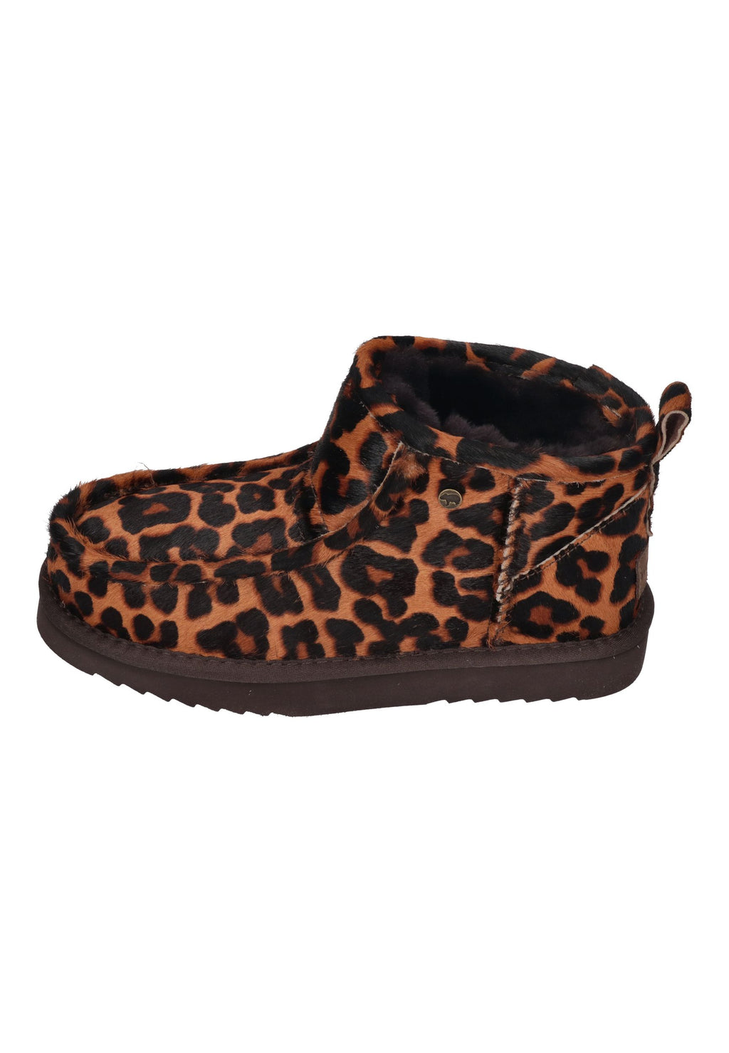 WARMBAT Damen Booties BARUNGA PRINT panther cognac