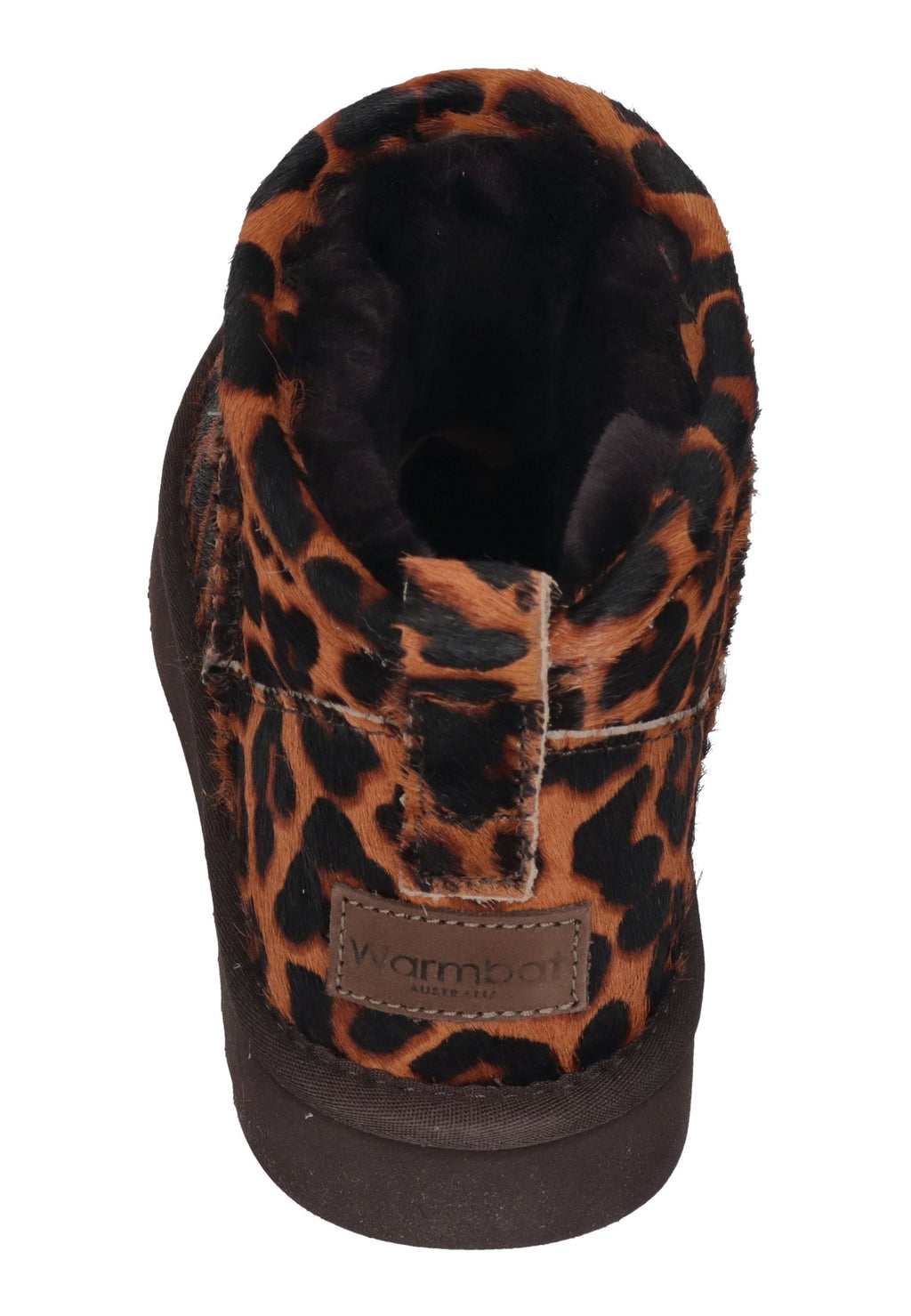 WARMBAT Damen Booties BARUNGA PRINT panther cognac