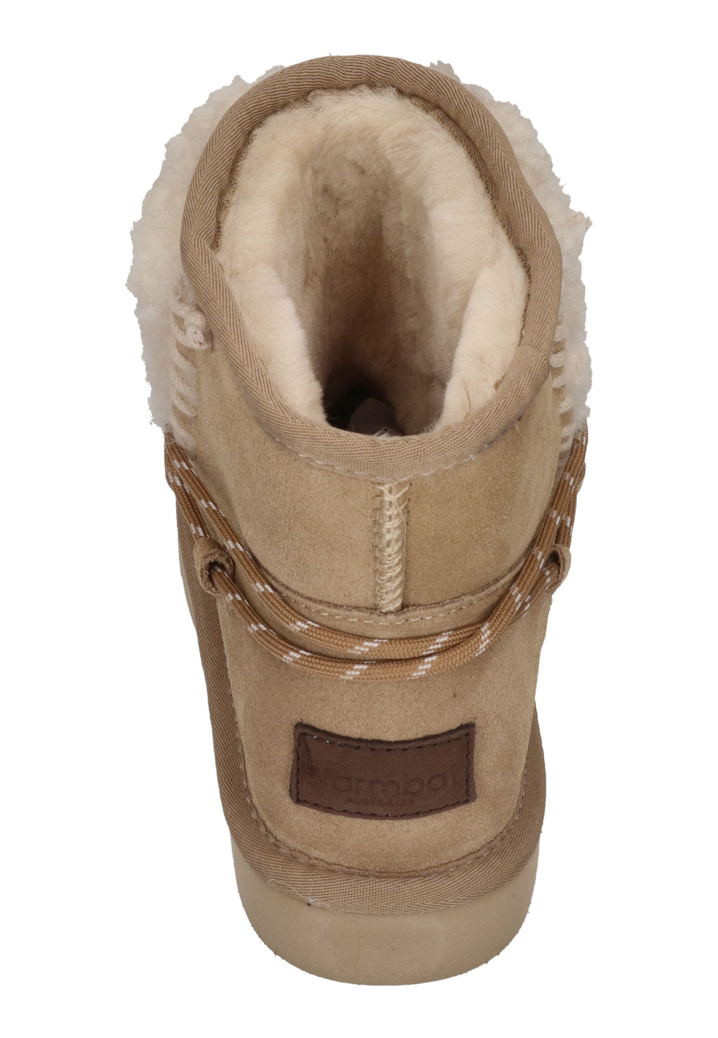 WARMBAT Damen Booties Curley Wool KALBARRI ecru