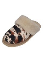 WARMBAT Damen Hausschuhe COLLIE PRINT cow black