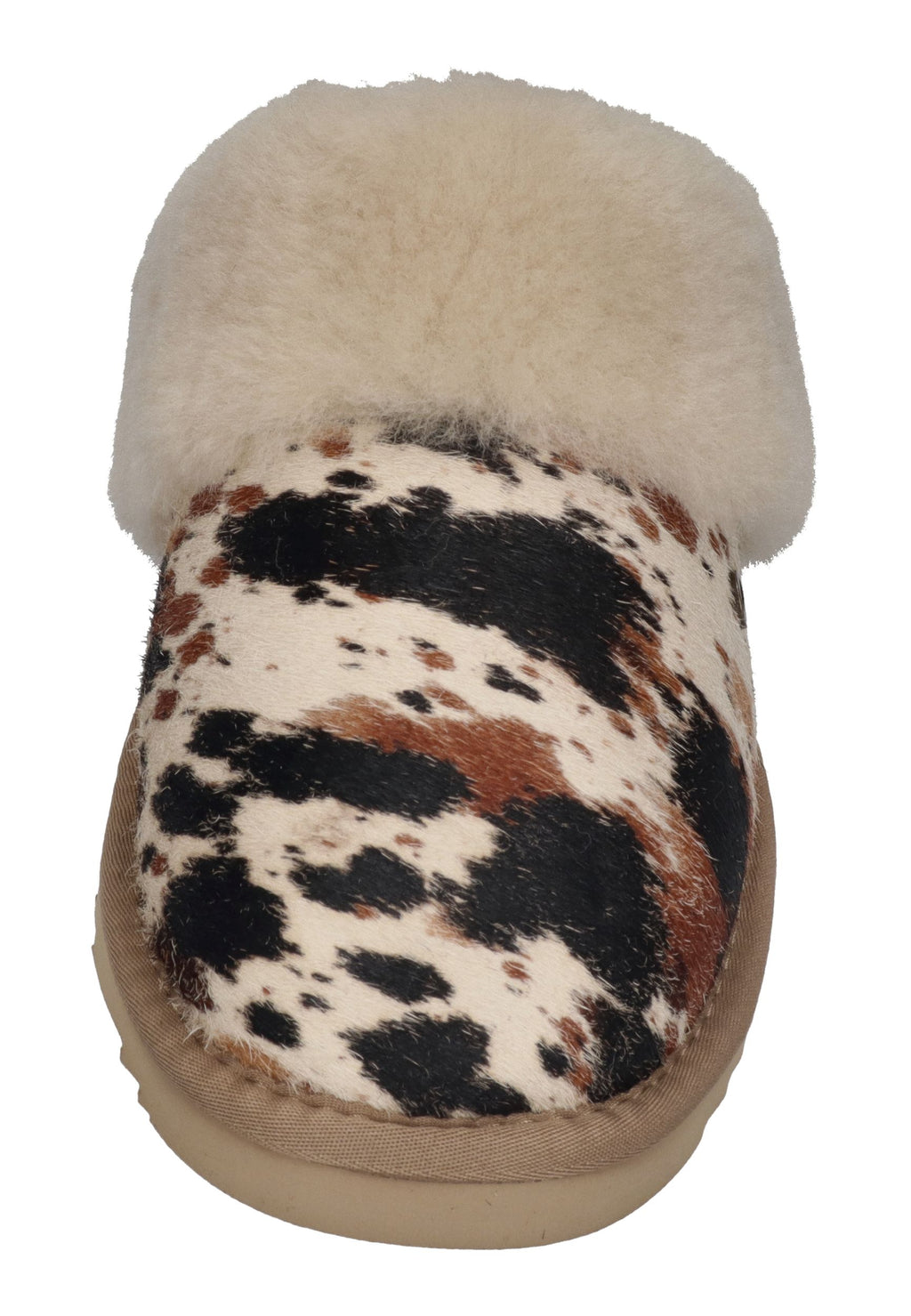 WARMBAT Damen Hausschuhe COLLIE PRINT cow black