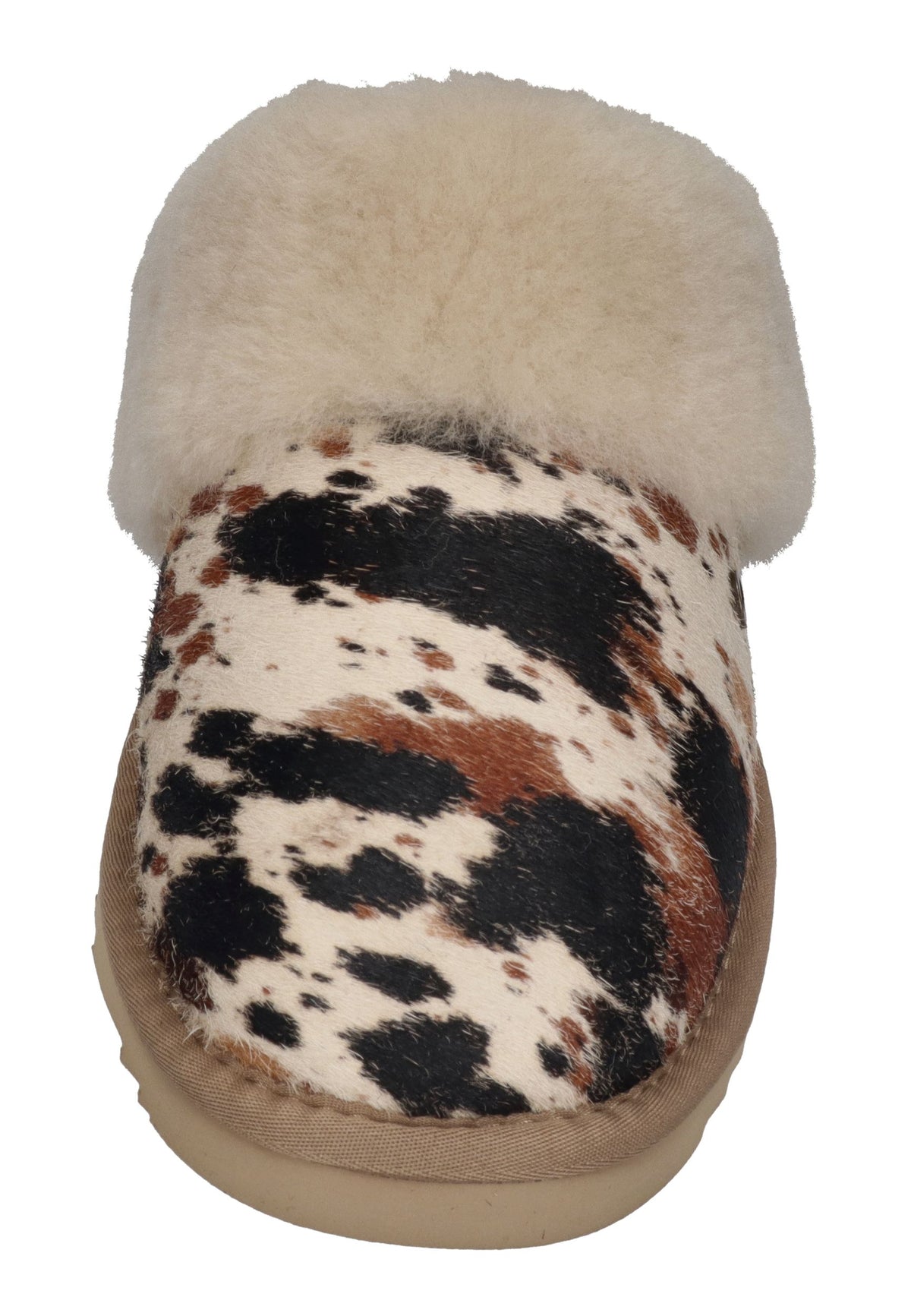 WARMBAT Damen Hausschuhe COLLIE PRINT cow black