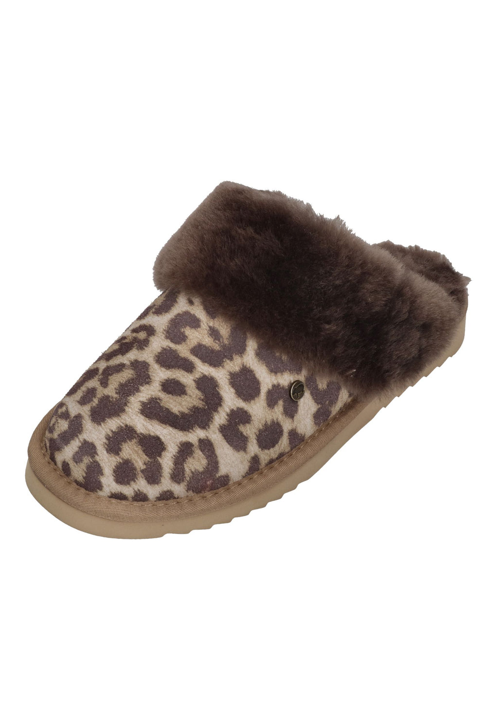 WARMBAT Damen Hausschuhe COLLIE PRINT panther stone