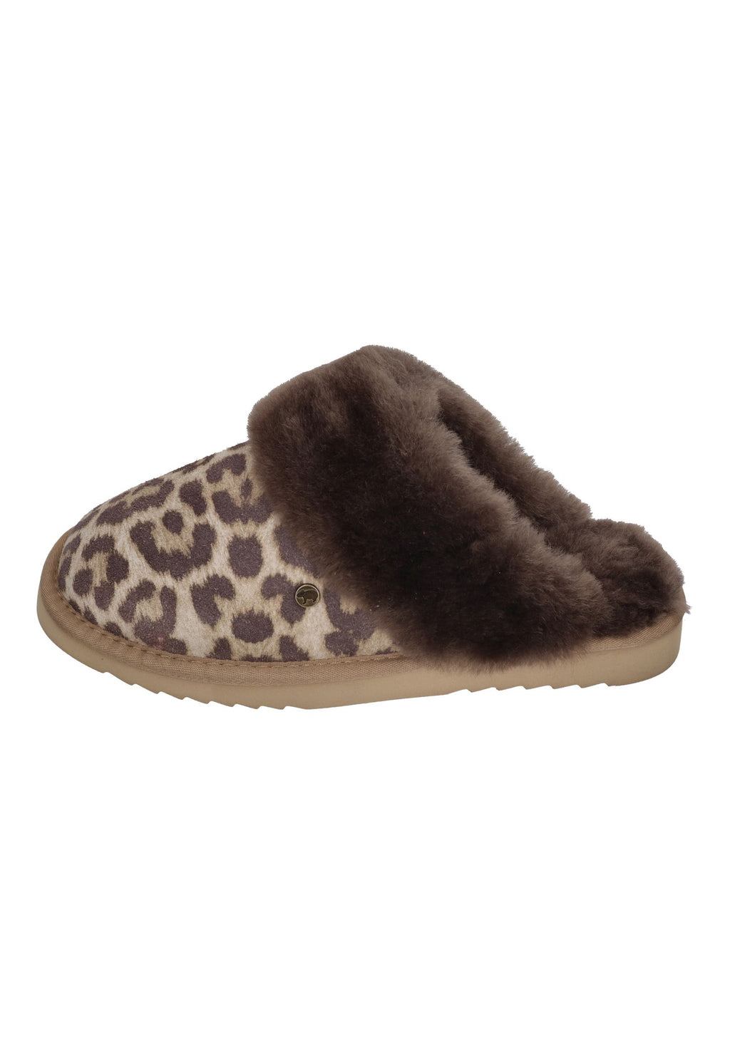 WARMBAT Damen Hausschuhe COLLIE PRINT panther stone