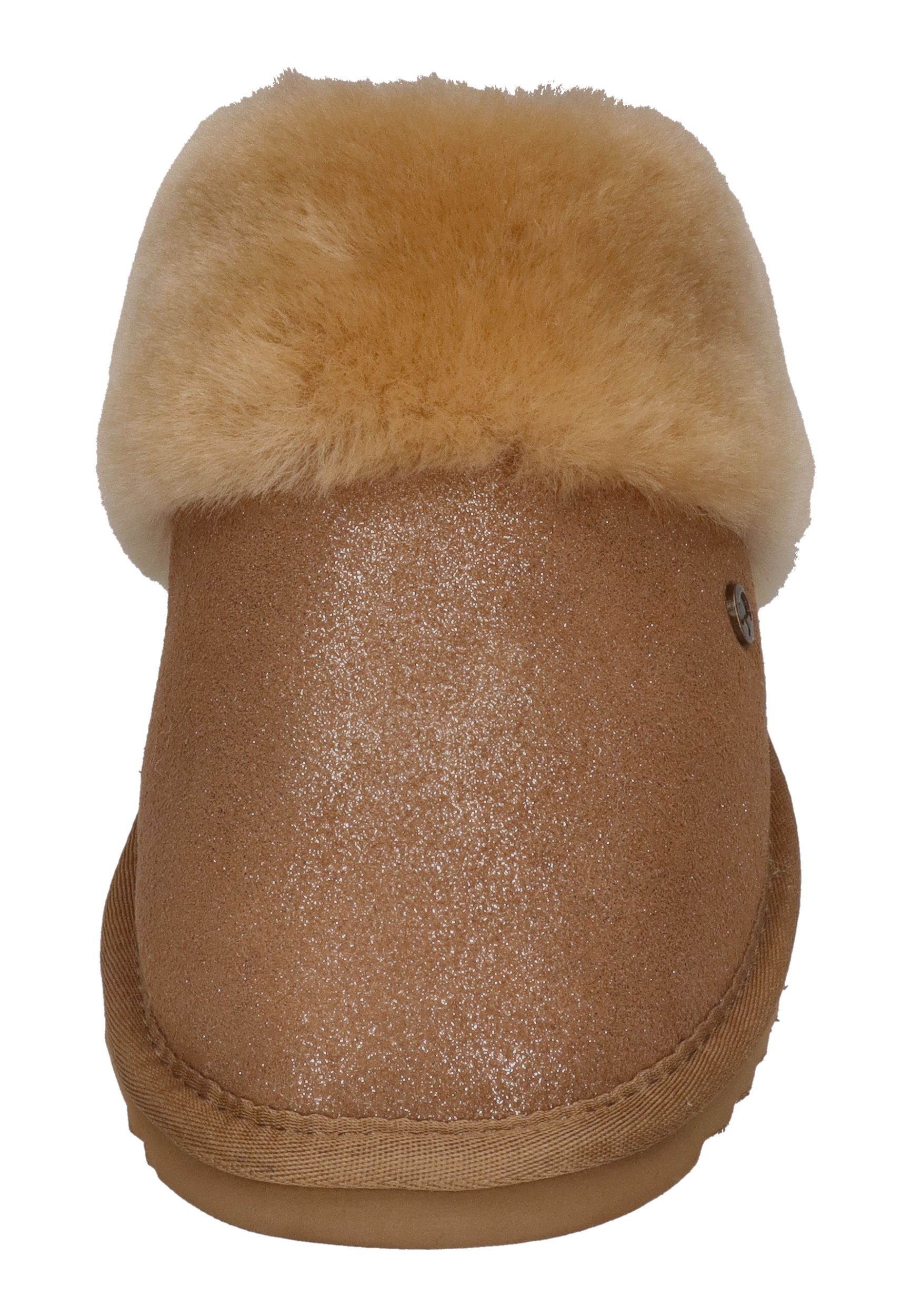 WARMBAT Damenschuhe Hausschuhe COLLIE PRINT METALLIC gold