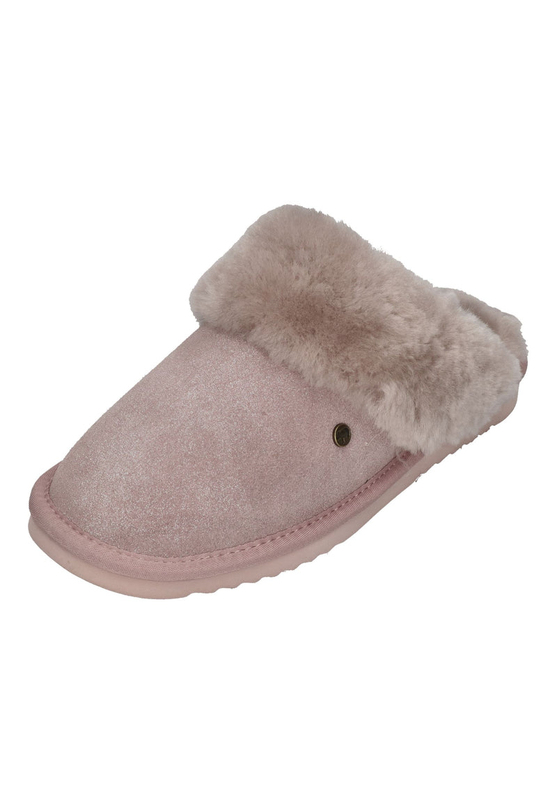 WARMBAT Damenschuhe Hausschuhe COLLIE PRINT METALLIC silver