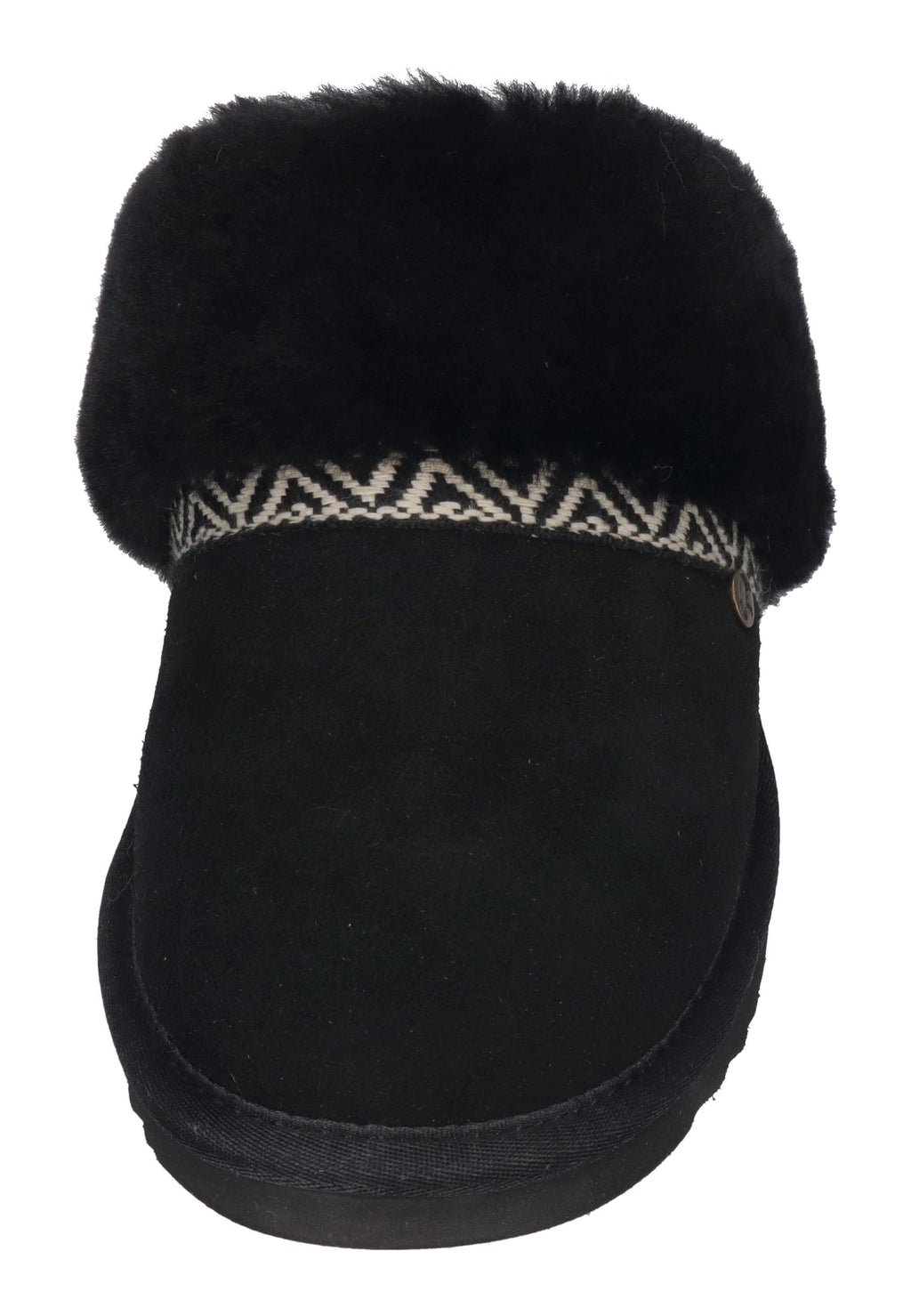 WARMBAT Damenschuhe Hausschuhe FLURRY SUEDE TAPE black