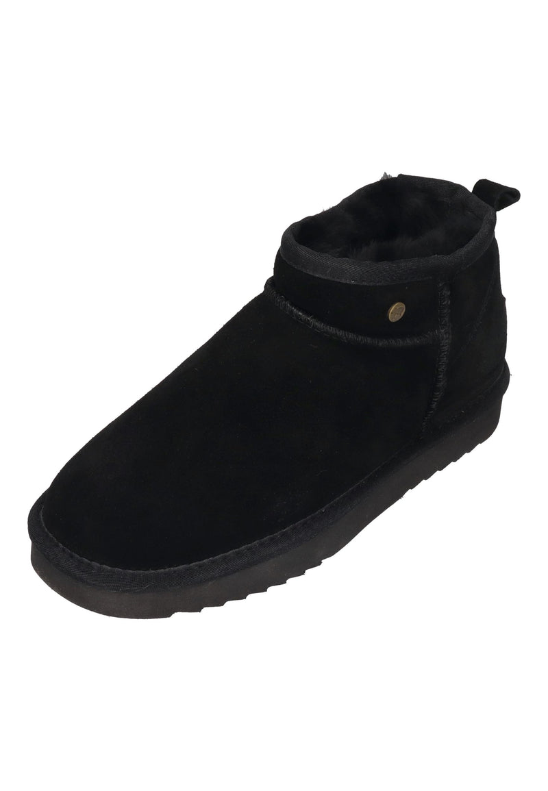 WARMBAT Damenschuhe Schaffell Booties DURACK black