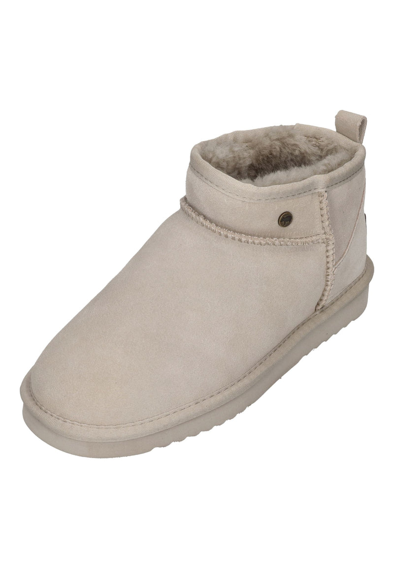 WARMBAT Damenschuhe Schaffell Booties DURACK cement