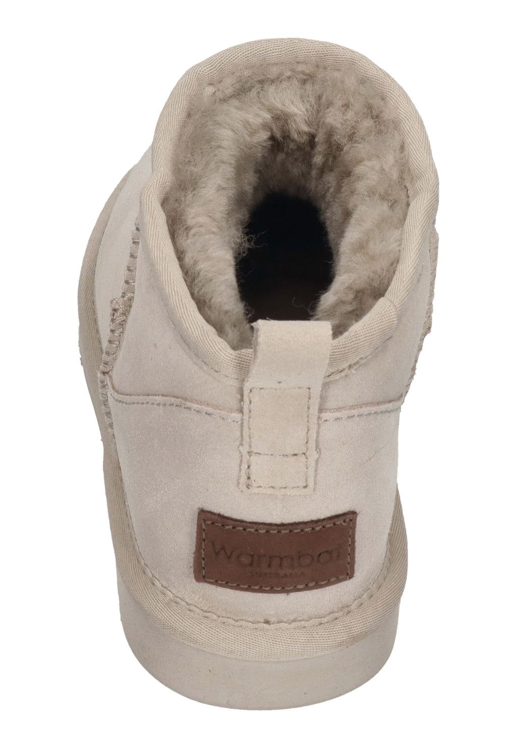 WARMBAT Damenschuhe Schaffell Booties DURACK cement