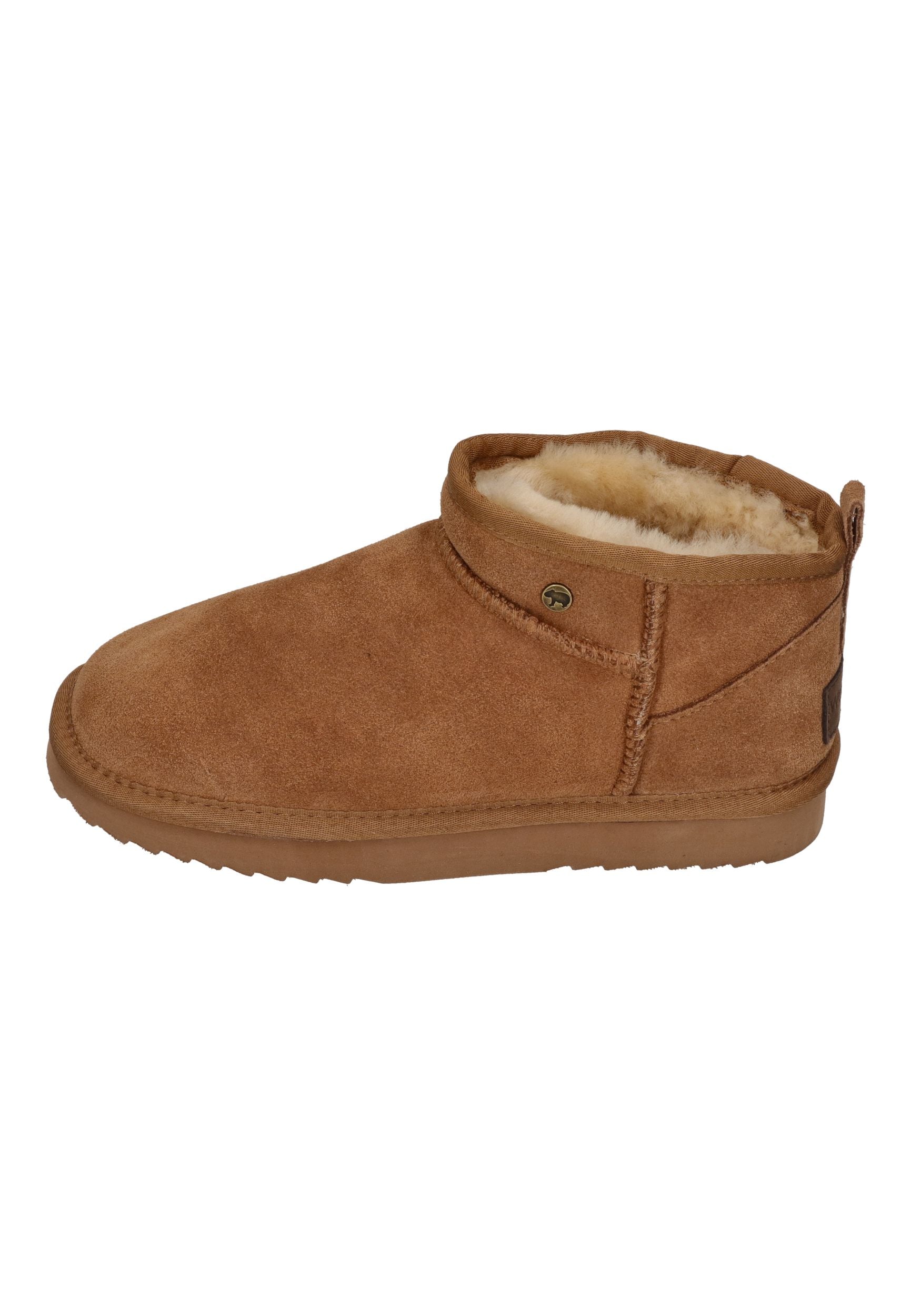 WARMBAT Damenschuhe Schaffell Booties DURACK cognac
