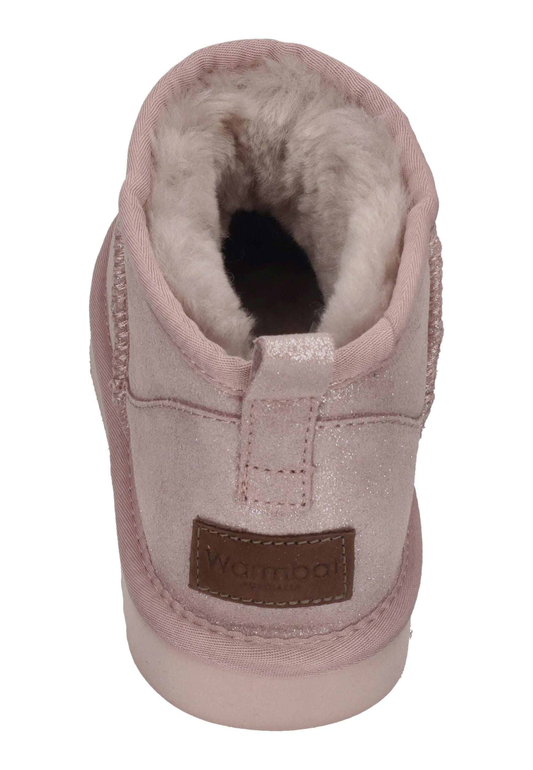 WARMBAT Damenschuhe Schaffell Booties DURACK metalic silver