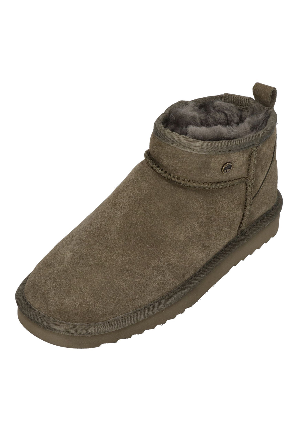 WARMBAT Damenschuhe Schaffell Booties DURACK olive