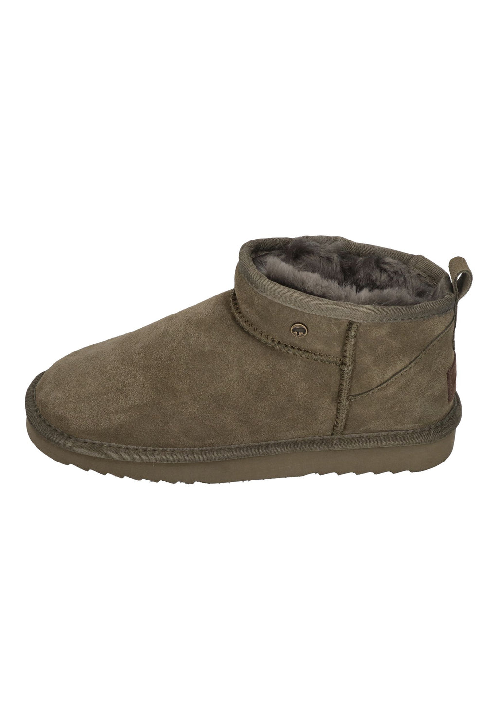 WARMBAT Damenschuhe Schaffell Booties DURACK olive